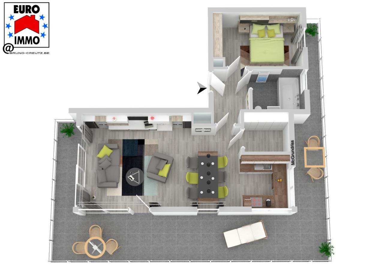Penthouse Lebierre Hotel Малмеди Екстериор снимка